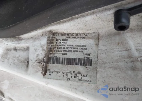 2000 Ford Mustang z USA, uszkodzony, nr VIN 1FAFP4048YF229181